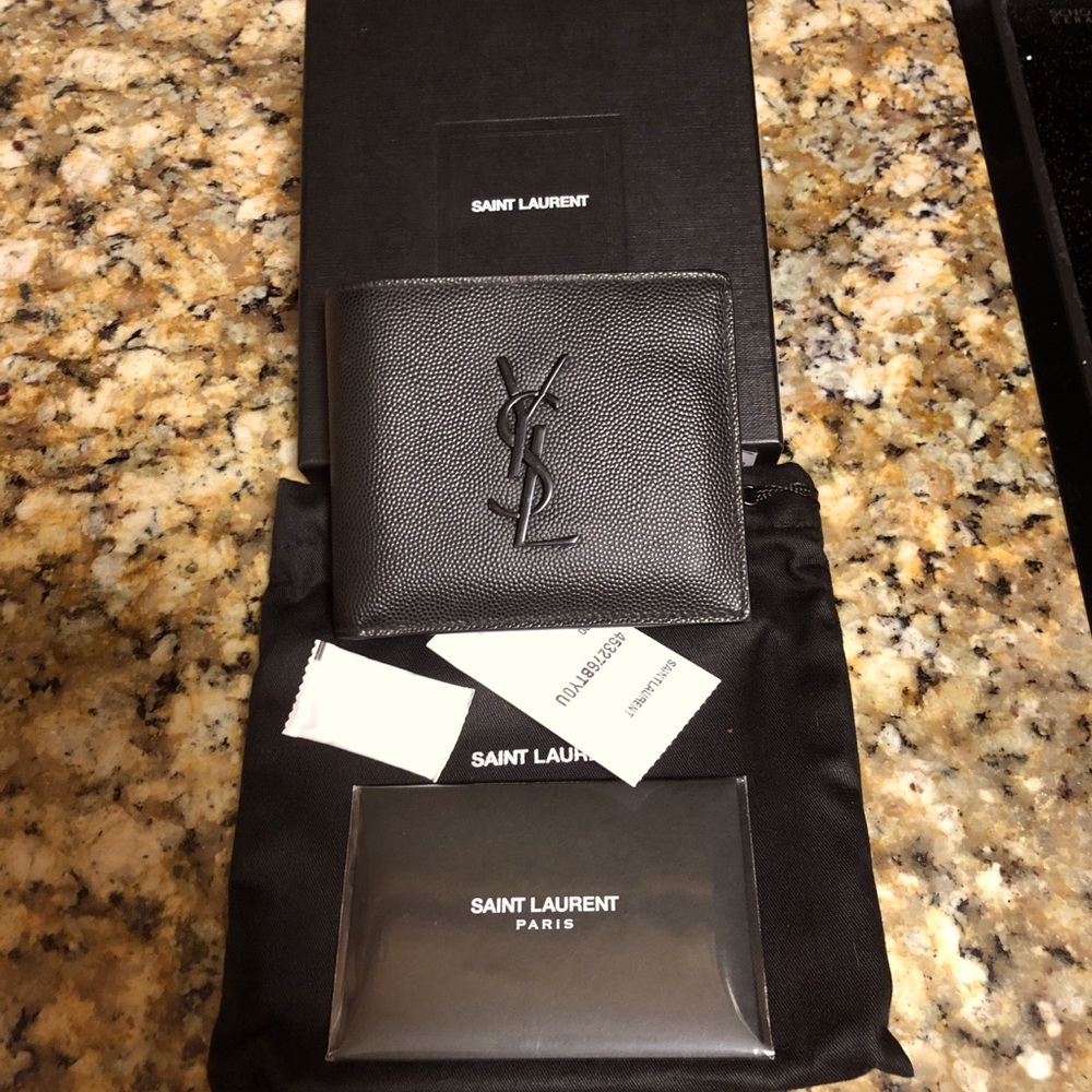 YSL men’s designer Wallet like New